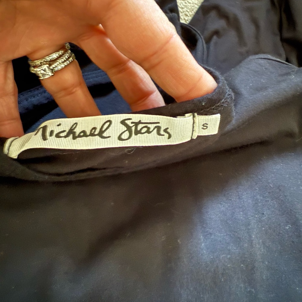 Michael Stars Tank Jumpsuit in Black Comfy Soft Stretch Size Small EUC - Picture 10 of 10
